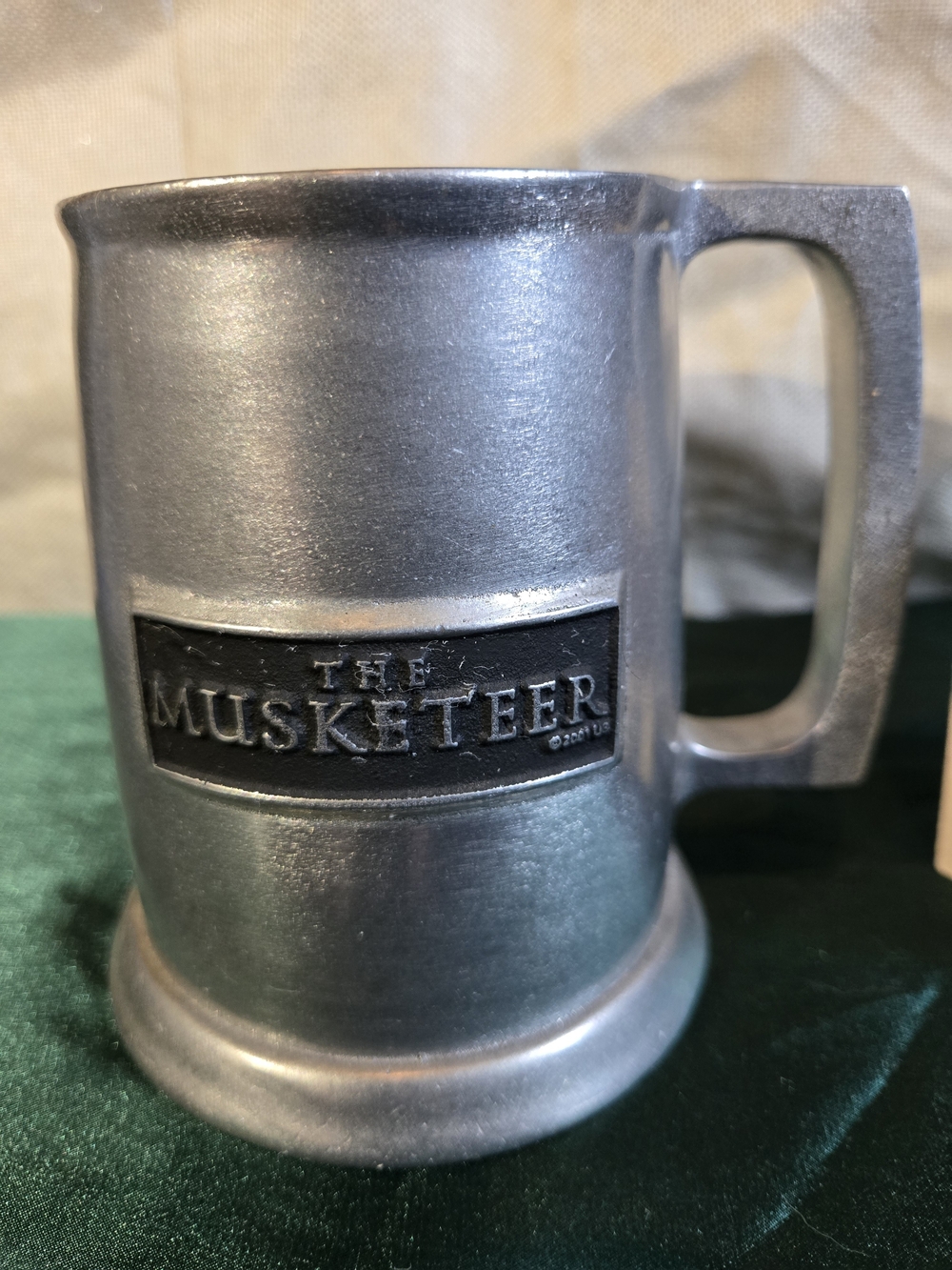 Carson Industries The Musketeer Pewter-Style Tankard Mug - 2001 EUC